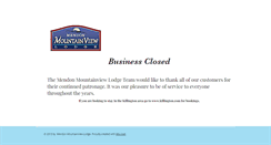 Desktop Screenshot of mendonmountainviewlodge.com